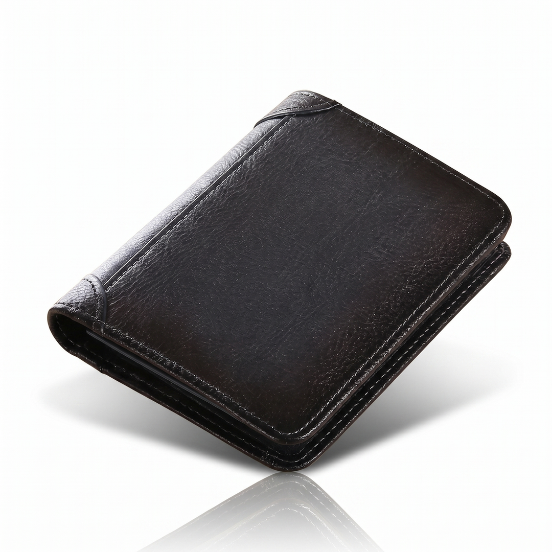 Masion Belcour Heritage Leather Bifold Wallet