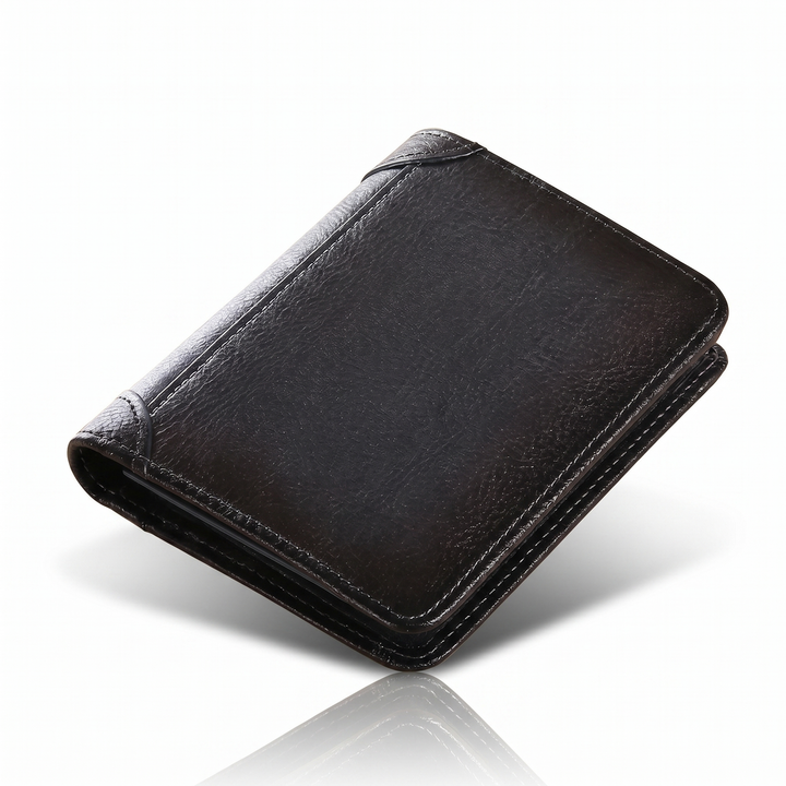Masion Belcour Heritage Leather Bifold Wallet