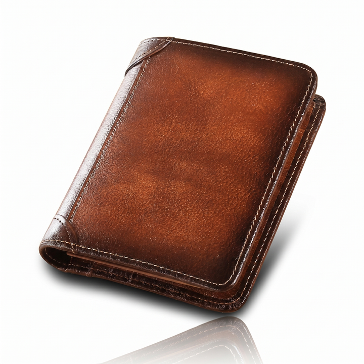 Masion Belcour Heritage Leather Bifold Wallet
